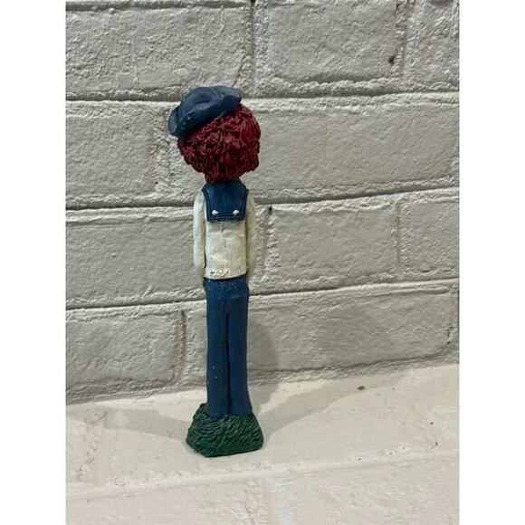 Raggedy Andy Holding Sailboat Figurine Vintage - Picture 3 of 6